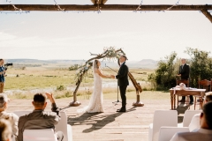 Acacia Wedding Venue Seating View Altar Bride Groom